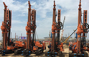 北京大興國際機場地下通道施工現場